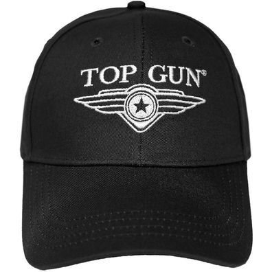 TOP GUN Schwarze Cap - Top Gun: Maverick Caps Kappen Mützen Hüte Hats Capys Basecaps
