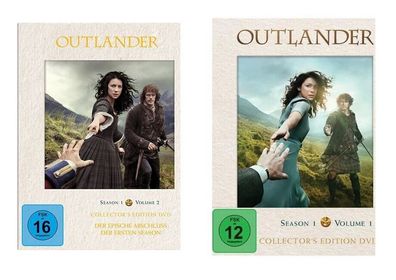 Outlander - Staffel 1 (zwei Boxen Bundle) Collector's Box-Set DVD NEU/ OVP