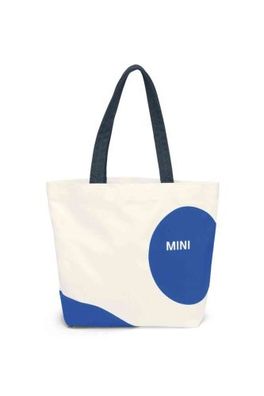 MINI Car Face Detail Shopper - Weiß / Blazing Blue / Indigo