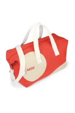 MINI Car Face Detail Duffle Bag - Rebel Red / Vibrant Silver / Weiß