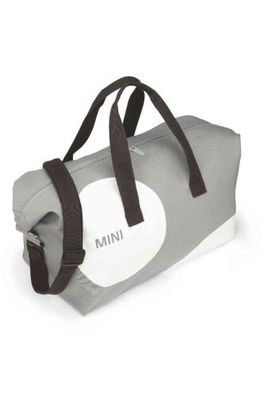 MINI Car Face Detail Duffle Bag - Grau / Weiß / Schwarz