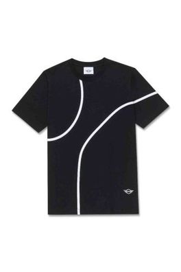 MINI Outline Print T-Shirt Men's Black & White
