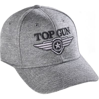 TOP GUN Grau/ Schwarze Piloten Cap - Originale Maverick Caps Kappen Mützen Hüte Capys