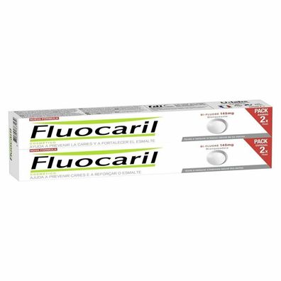 Fluocaril bi-fluor blanqueador 2x75ml