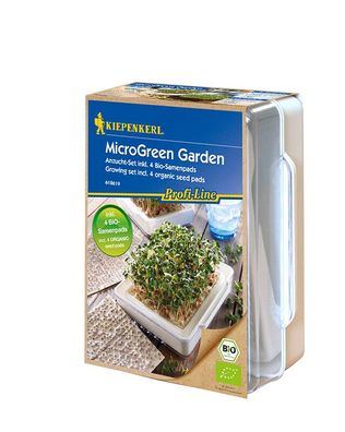 MicroGreen Garden, Cressbar, Starter Set Inkl. 4 BIO Samenpads