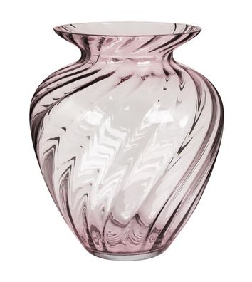 Kaheku Vase Pep mit Optik rosa 21,5 cm Ø Höhe 25 cm
 420640546