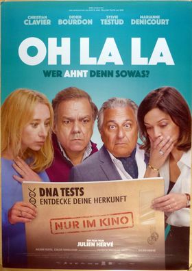 Oh la la - Wer ahnt denn sowas? - Original Kinoplakat A0-Christian Clavier-Filmposter