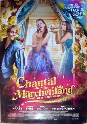 Chantal im Märchenland - Original Kinoplakat A0 - Hauptmotiv -Jella Haase- Filmposter