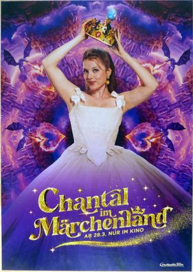 Chantal im Märchenland - Original Kinoplakat A1 - Prinzessin -Jella Haase- Filmposter