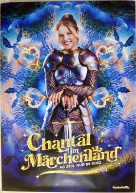 Chantal im Märchenland - Original Kinoplakat A0 - Rüstung - Jella Haase - Filmposter