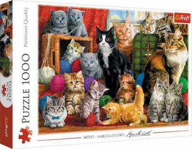 Trefl 10555 Puzzle Katzen - 1000 Teile