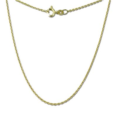 GoldDream Collier Halskette 333 Gelbgold - 8 Karat 50cm Damen Schmuck GDKB00150Y