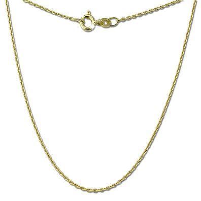 GoldDream Collier Halskette 333 Gelbgold - 8 Karat 50cm Damen Schmuck GDKB00350Y