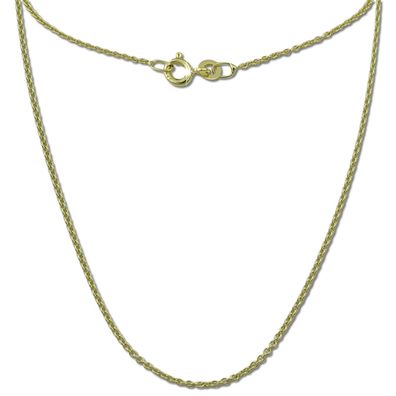 GoldDream Collier Halskette 333 Gelbgold - 8 Karat 50cm Damen Schmuck GDKB00750Y
