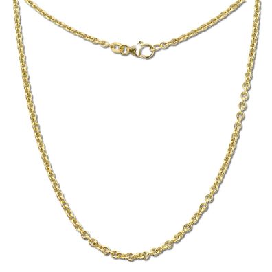 GoldDream Collier Halskette 333 Gelbgold - 8 Karat 50cm Damen Schmuck GDKB00850Y