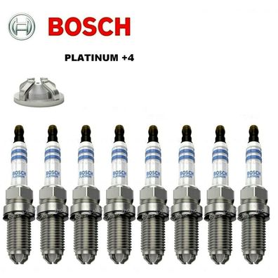 8x BOSCH Platinum Zündkerzen für BMW 7er E32/ E38/ E65/ E66/ E67 FGR7DQP+