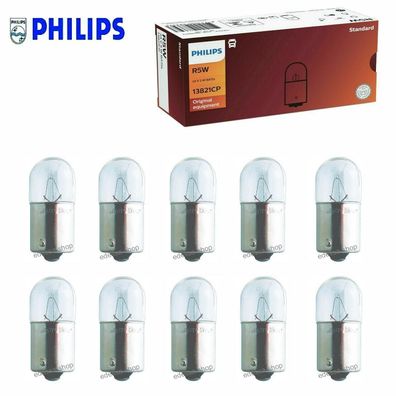 1-10 NKW Philips R5W 24V 5W BA15s Standlicht Kennzeichen Blinker Lampen W13821CP