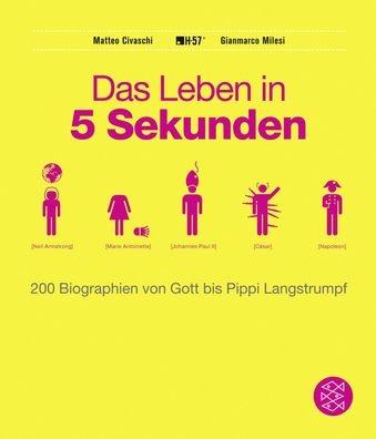 Das Leben in 5 Sekunden: 200 Biographien von Gott bis Pippi Langstrumpf, Ma ...