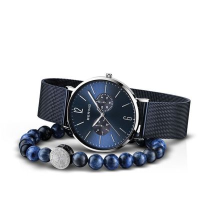 Bering - 14240-303-GWP - Set Armbanduhr und Armband - Herren - Quarz - Classic