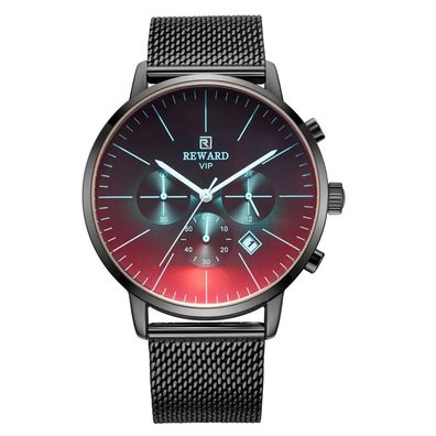 Men Wrist Watches Luxury Business Date Chronograph Waterproof Sport Crystal Glass