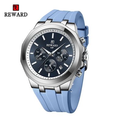 Men Watches Quartz Analog Waterproof Luminous Date Wrist Watch Silicone Strap Luxury