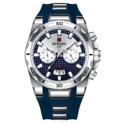 Men Wristwatches Business Sport Silicone Strap Watch Luxury Date Waterproof Quartz