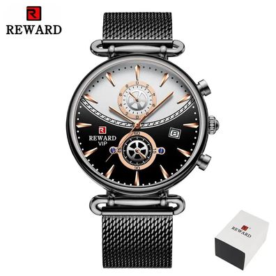 Couple Watch Waterproof Men Quartz Wristwatch Luxury Chronograph Calendar Timepiece