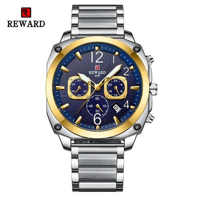 Quartz Watches for Man Luminous Waterproof Sport Wristwatch Business Solid Stainless