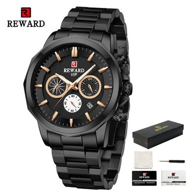 Stainless Steel Wristwatch Man Business Dress Wrist Watch for Men Watch Date