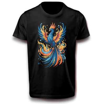 Der neugeborene Sohn Phönix T-Shirt 134 -3XL Fabelwesen Vogel Feuervogel Ägypten