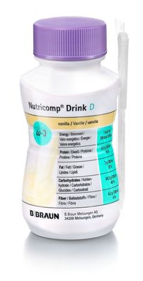 Nutricomp Drink D ab 4x200ml - Vanille