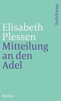 Mitteilung an den Adel, Elisabeth Plessen