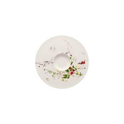 Tee-/ Cappuccino-Untertasse - Rosenthal Brillance BONE CHINA FLEURS Sauvages