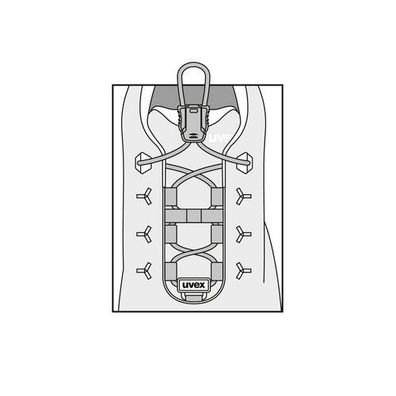 Uvex® elastische Schnürsenkel 9591 für diverse Modelle