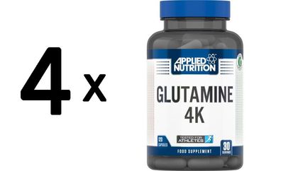 4 x Glutamine 4K - 120 capsules