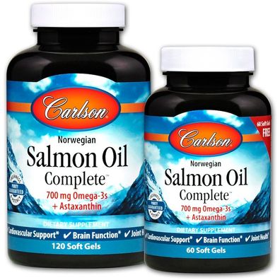 Salmon Oil Complete - 120 + 60 softgels