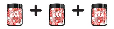 3 x Loaded EAA, Strawberry Laces - 300g