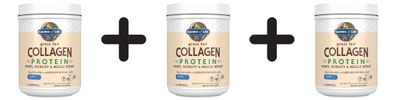 3 x Collagen Protein - Grass Fed, Vanilla - 560g