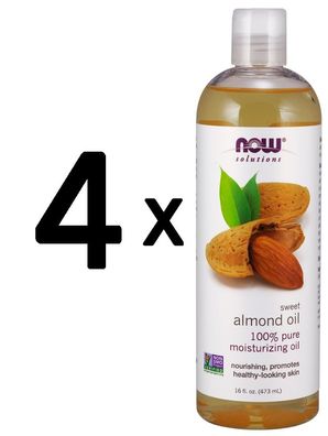 4 x Almond Oil - 473 ml.