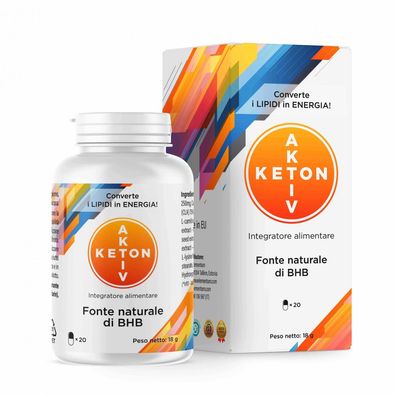 KETON AKTIV- Nahrungsergänzungsmittel für die Keto-Diät 20 kapseln.