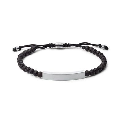 Fashion bead bracelet made of lava stone Vintage Casual JF03247040