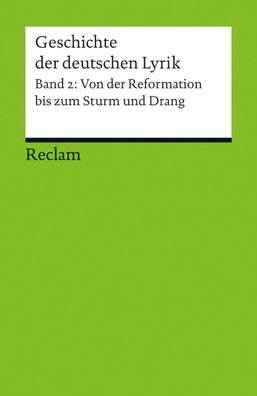 Geschichte der deutschen Lyrik Band 2, Hans-Georg Kemper