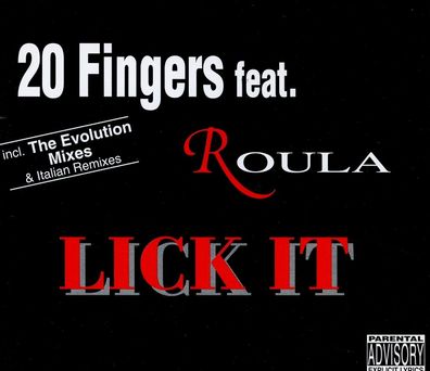 Maxi CD Cover 20 Fingers - Lick it ( Mixes )