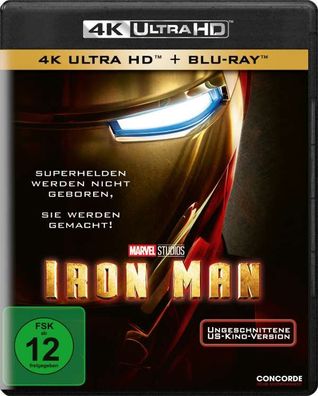 Iron Man (2008) (Ultra HD Blu-ray & Blu-ray) - Concorde 1105 - (Ultra HD Blu-ray ...