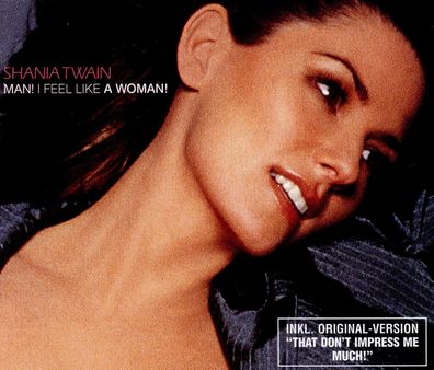Maxi CD Cover Shania Twain - Man i feel like a Woman