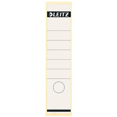 LEITZ Rückenschild lang breit weiß selbstklebend 100 Stück 1640-10-01 Etiketten