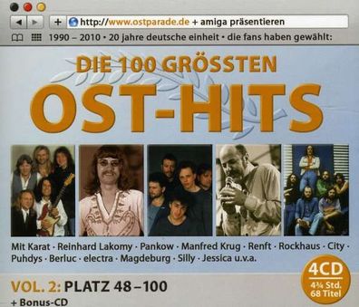 Die 100 größten Ost-Hits Vol. 2Platz 48 - 100 - Hansa Amig 886...
