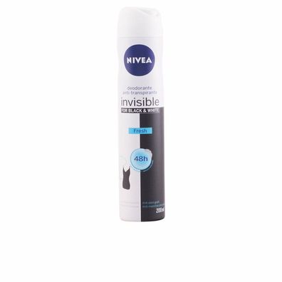 Nivea Invisible White And Black Fresh Spray 200ml