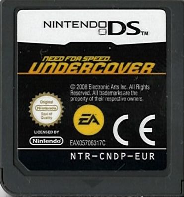 Need for Speed Undercover EA Nintendo DS DS Lite DSi 3DS 2DS - Ausführun...