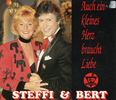 Maxi CD Cover Steffi & Bert - Auch ein kleines Herz braucht Liebe